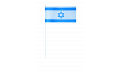 Drapeau en papier Israël - 12 x 24 cm