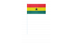 Drapeau en papier Ghana - 12 x 24 cm