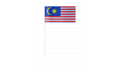 Drapeau en papier Malaisie - 12 x 24 cm