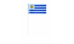 Drapeau en papier Uruguay - 12 x 24 cm