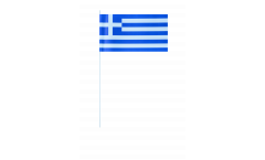 Drapeau en papier Grèce - 12 x 24 cm