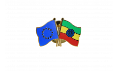 Pin's épinglette de l'amitié Europe - Éthiopie - 22 mm