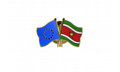 Pin's épinglette de l'amitié Europe - Suriname - 22 mm
