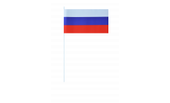 Drapeau en papier Russie - 12 x 24 cm
