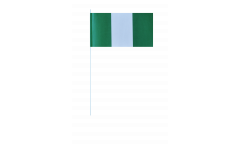 Drapeau en papier Nigeria - 12 x 24 cm