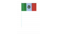 Drapeau en papier Mexique - 12 x 24 cm