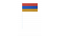 Drapeau en papier Arménie - 12 x 24 cm