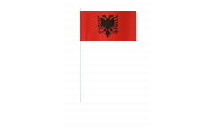 Drapeau en papier Albanie - 12 x 24 cm