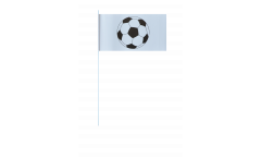 Drapeau en papier football - 12 x 24 cm