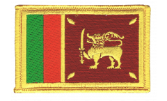 Écusson brodé Sri Lanka - 8 x 6 cm