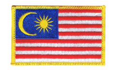 Écusson brodé Malaisie - 8 x 6 cm