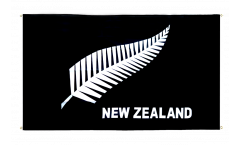 Drapeau de balcon Nouvelle-Zélande Plume All Blacks - 90 x 150 cm