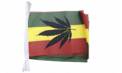 Guirlande Cannabis Reggae - 15 x 22 cm