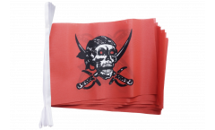 Guirlande Pirate rouge - 15 x 22 cm
