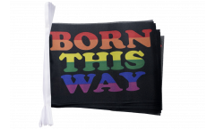 Guirlande Arc en ciel Born This Way - 15 x 22 cm