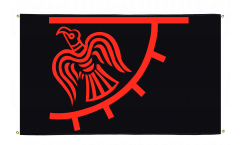 Drapeau de balcon Viking Odinicraven - 90 x 150 cm