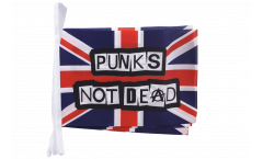 Guirlande Royaume-Uni Punks Not Dead - 15 x 22 cm