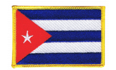 Écusson brodé Cuba - 8 x 6 cm