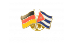 Pin's épinglette de l'amitié Allemagne - Cuba - 22 mm