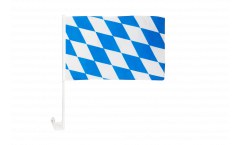 Drapeau de voiture Allemagne Bavière sans blason - 30 x 40 cm