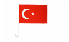 Drapeau de voiture Turquie - 30 x 40 cm