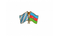 Pin's épinglette de l'amitié Bavière - Aserbaidjan - 22 mm