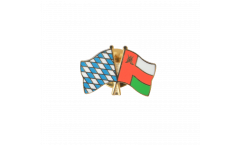 Pin's épinglette de l'amitié Bavière - Oman - 22 mm