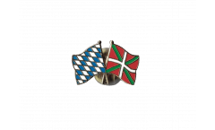 Pin's épinglette de l'amitié Bavière - Pays Basque - 22 mm