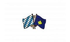 Pin's épinglette de l'amitié Bavière - Kosovo - 22 mm