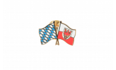 Pin's épinglette de l'amitié Bavière - Tyrol-du-Sud - 22 mm