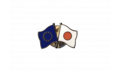 Pin's épinglette de l'amitié Europe - Japon - 22 mm