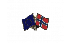 Pin's épinglette de l'amitié Europe - Norvège - 22 mm