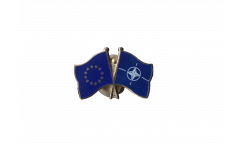 Pin's épinglette de l'amitié Europe - OTAN - 22 mm