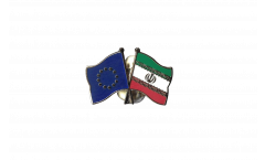 Pin's épinglette de l'amitié Europe - Iran - 22 mm