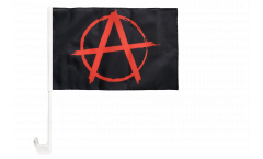 Drapeau de voiture Anarchie rouge - 30 x 40 cm