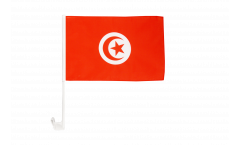 Drapeau de voiture Tunisie - 30 x 40 cm