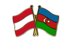 Pin's épinglette de l'amitié Autriche - Aserbaidjan - 22 mm