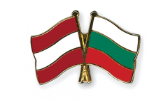 Pin's épinglette de l'amitié Autriche - Bulgarie - 22 mm