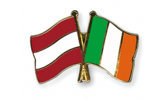 Pin's épinglette de l'amitié Autriche - Irlande - 22 mm