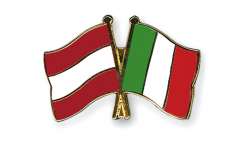 Pin's épinglette de l'amitié Autriche - Italie - 22 mm