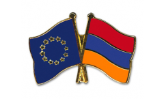 Pin's épinglette de l'amitié Europe - Armenien - 22 mm
