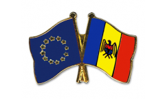 Pin's épinglette de l'amitié Europe - Moldau - 22 mm