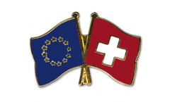Pin's épinglette de l'amitié Europe - Schweiz - 22 mm