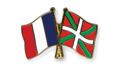 Pin's épinglette de l'amitié France - Pays Basque - 22 mm