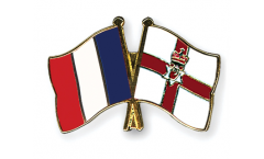 Pin's épinglette de l'amitié France - Irlande du Nord - 22 mm