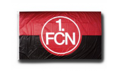 Drapeau 1. FC Nürnberg Logo rouge-noire - 150 x 250 cm