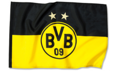 Drapeau Borussia Dortmund Logo Étoiles - 100 x 150 cm