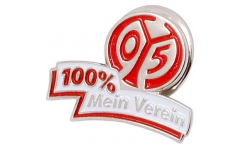 Pin`s (épinglette) 1. FSV Mainz 05 100 % Mein Verein - 1.5 x 2.5 cm
