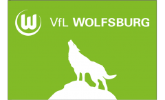 Drapeau VfL Wolfsburg Loup - 120 x 180 cm