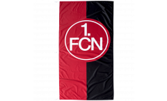 Drapeau 1. FC Nürnberg Logo rouge-noire - 120 x 250 cm